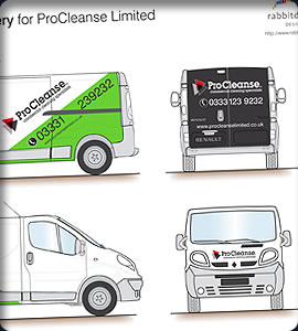 Procleanse Cleaning Vehicle Graphics procleanse cleaning vehicle graphics