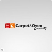 carpet oven cleaning logo red orange boxes
